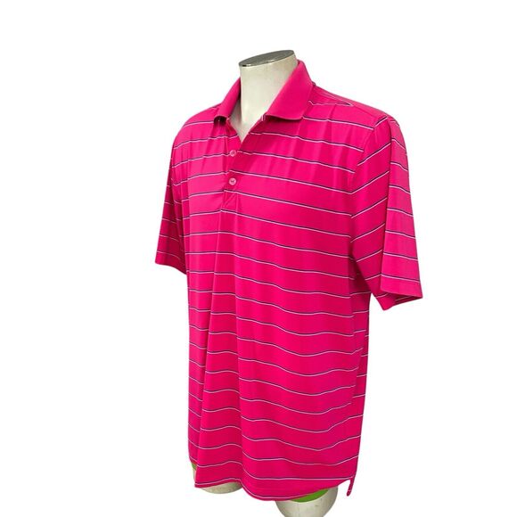 Cutter & Buck Shirt Mens Large Pink Polo Work Office Casual Athletic Preppy - Picture 11 of 15